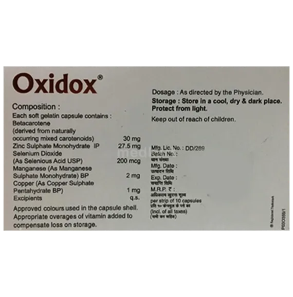 oxidox capsule 10's